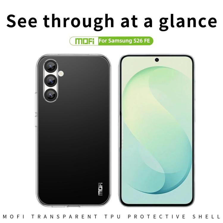 MOFI Ming Series Ultra-thin TPU Phone Case, For Samsung Galaxy S26+ 5G, For Samsung Galaxy S26 Ultra 5G, For Samsung Galaxy S26 5G, For Samsung Galaxy A57 5G, For Samsung Galaxy A37 5G, For Samsung Galaxy S25 FE 5G, For Samsung Galaxy A07 4G           ...