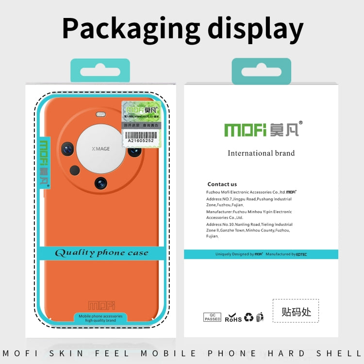 For Huawei nova 13 Pro MOFI Qin Series Skin Feel All-inclusive PC Phone Case(Black)