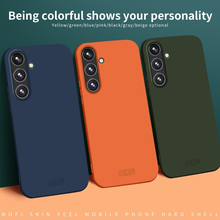 For Samsung Galaxy S24 FE 5G MOFI Qin Series Skin Feel All-inclusive PC Phone Case(Gray)