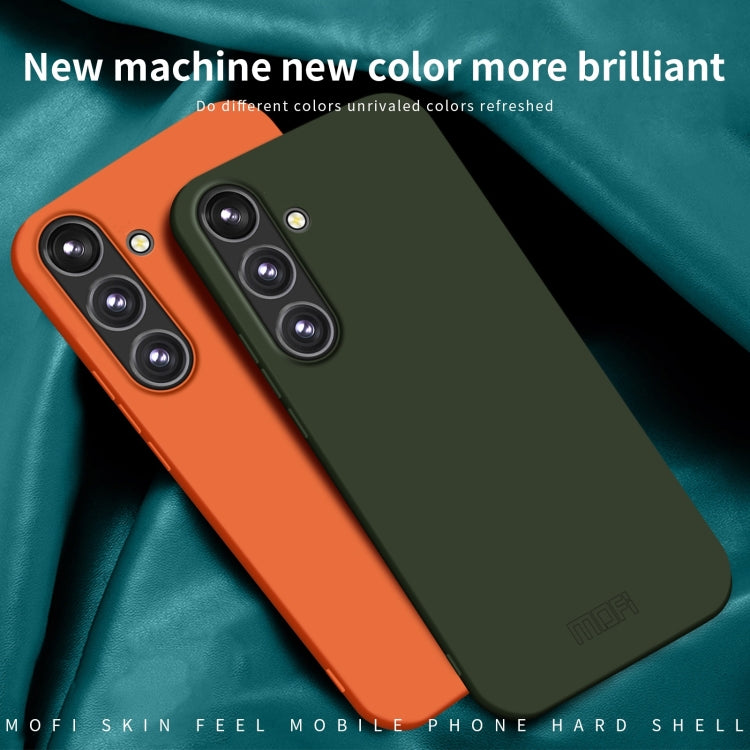 For Samsung Galaxy S24 FE 5G MOFI Qin Series Skin Feel All-inclusive PC Phone Case(Green)