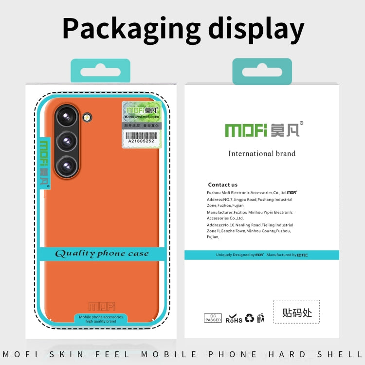 For Samsung Galaxy S24 FE 5G MOFI Qin Series Skin Feel All-inclusive PC Phone Case(Pink)