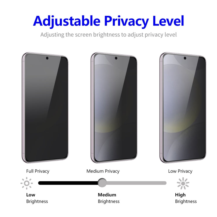 For Samsung Galaxy S24+ 5G 5pcs ENKAY Hat-Prince 28 Degree Anti-peeping Privacy Tempered Glass Film