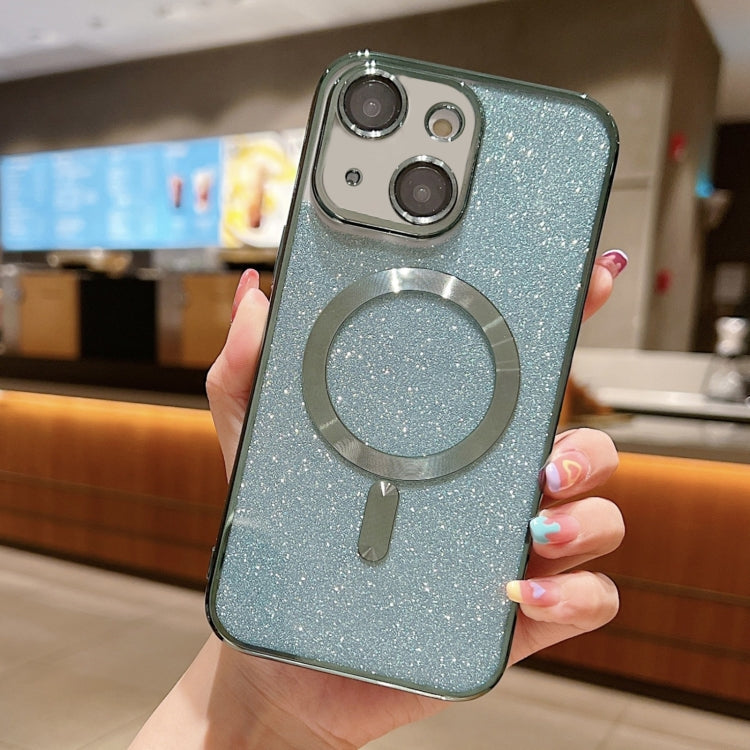 Glitter Electroplating MagSafe TPU Phone Case, For iPhone 15 Pro Max, For iPhone 15 Pro, For iPhone 15 Plus