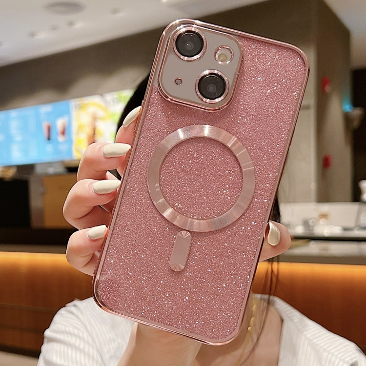 Glitter Electroplating MagSafe TPU Phone Case, For iPhone 15 Pro Max, For iPhone 15 Pro, For iPhone 15 Plus