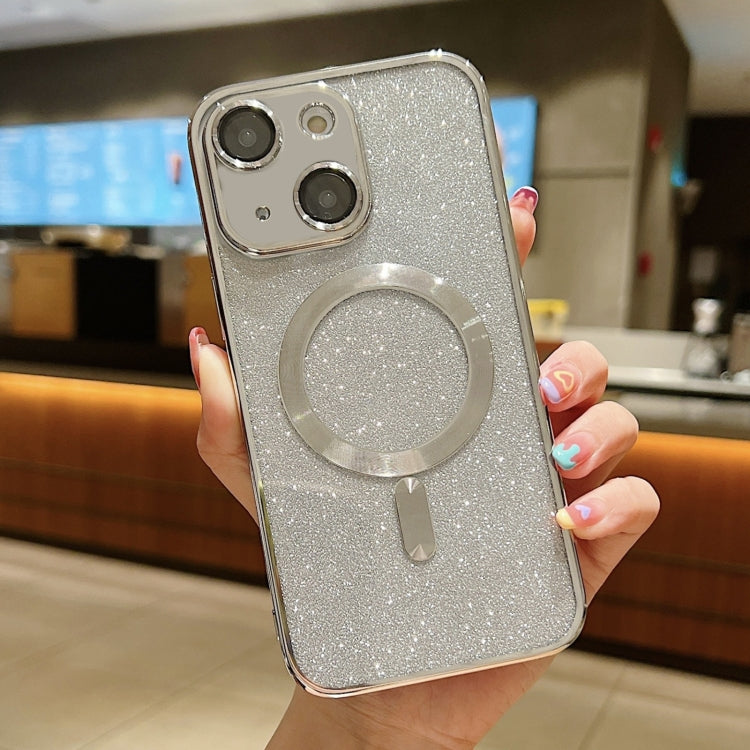 Glitter Electroplating MagSafe TPU Phone Case, For iPhone 15, For iPhone 14 Plus, For iPhone 14