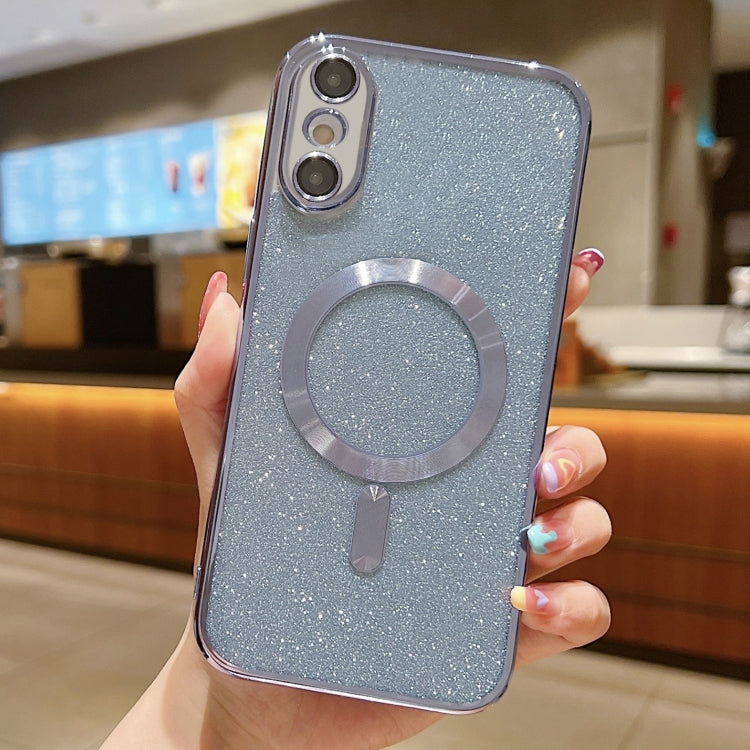 Glitter Electroplating MagSafe TPU Phone Case, For iPhone X / XS, For iPhone XR, For iPhone XS Max