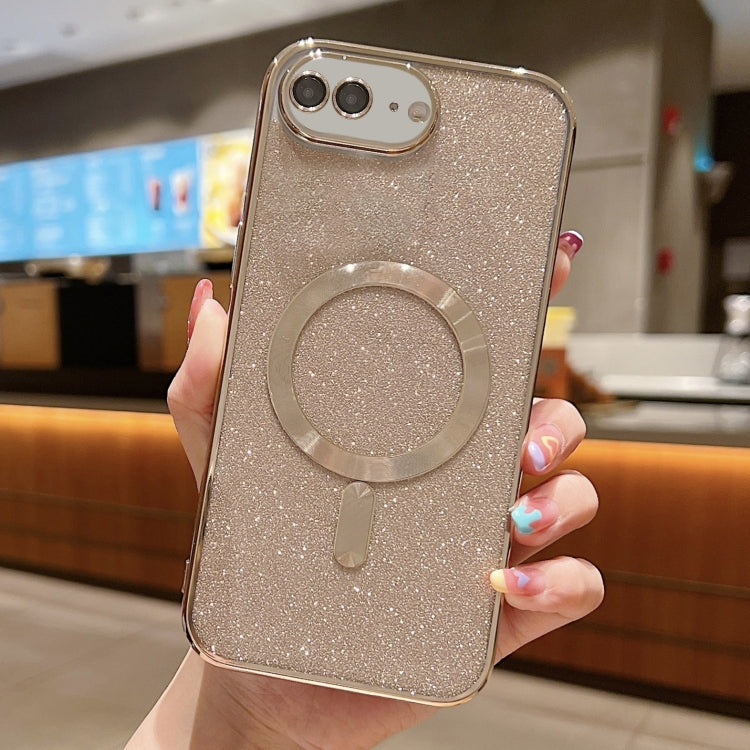 Glitter Electroplating MagSafe TPU Phone Case, For iPhone 7 Plus / 8 Plus