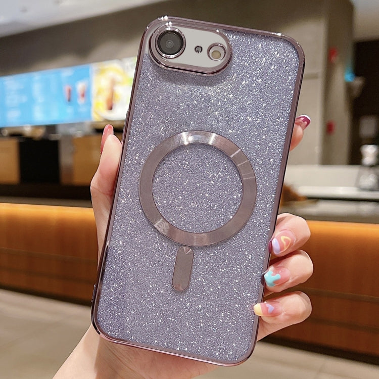 Glitter Electroplating MagSafe TPU Phone Case, For iPhone 14 Pro, For iPhone 14 Pro Max, For iPhone SE 2022 / 7 / 8