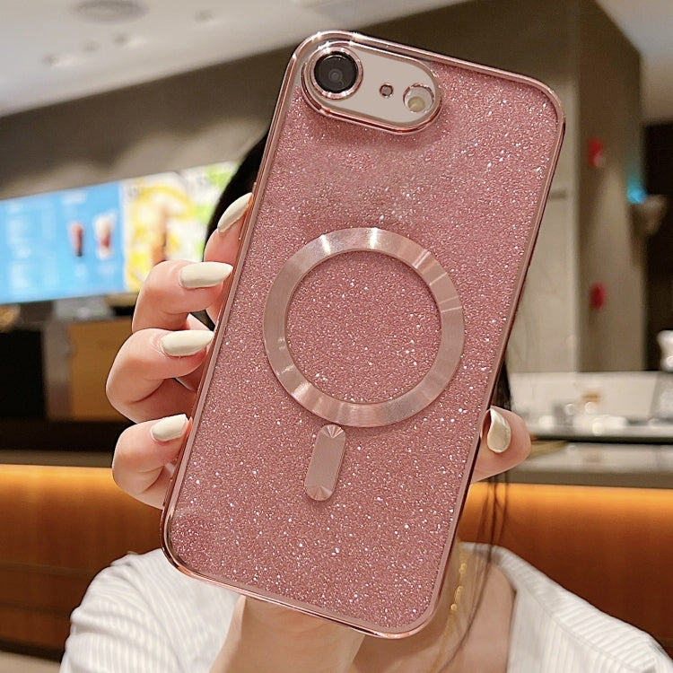 Glitter Electroplating MagSafe TPU Phone Case, For iPhone 14 Pro, For iPhone 14 Pro Max, For iPhone SE 2022 / 7 / 8
