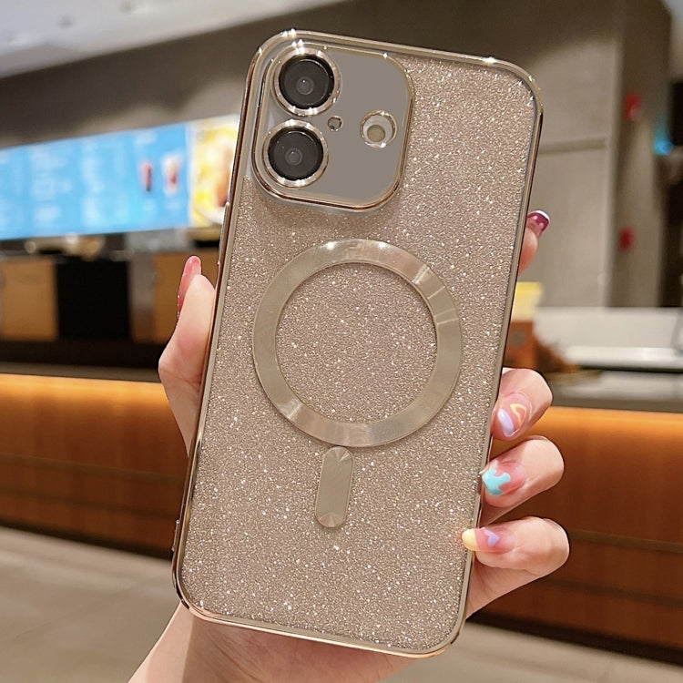 Glitter Electroplating MagSafe TPU Phone Case, For iPhone 16 Pro, For iPhone 16 Plus, For iPhone 16