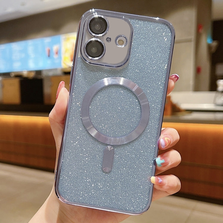 Glitter Electroplating MagSafe TPU Phone Case, For iPhone 16 Pro, For iPhone 16 Plus, For iPhone 16