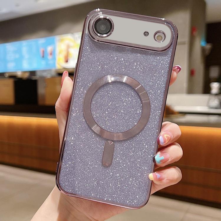 Glitter Electroplating MagSafe TPU Phone Case, For iPhone 17, For iPhone Air, For iPhone 16 Pro Max