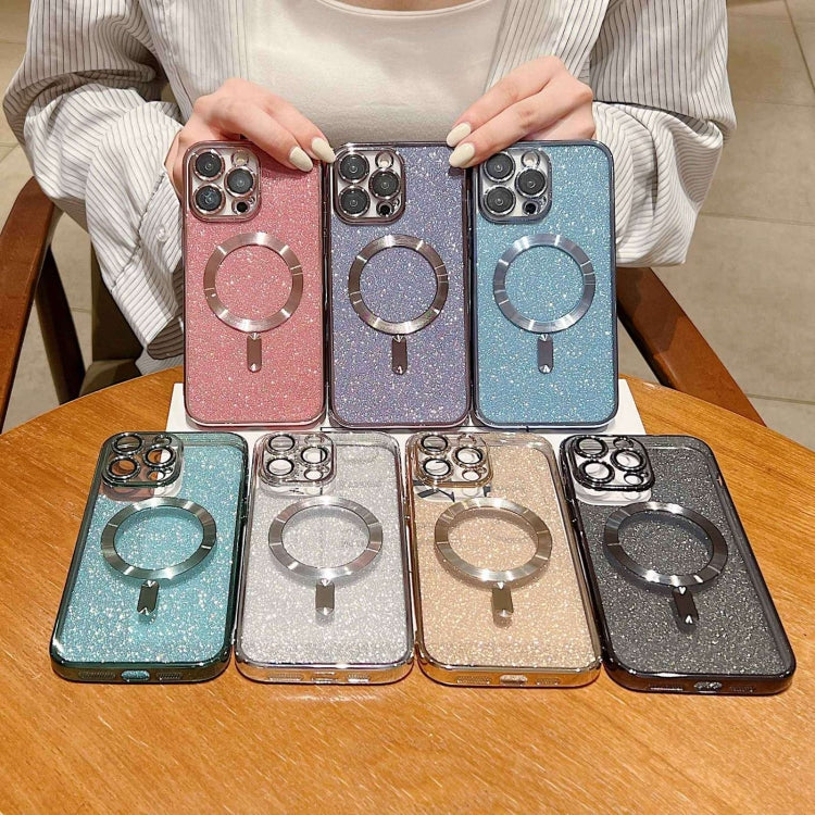 Glitter Electroplating MagSafe TPU Phone Case, For iPhone 11 Pro Max, For iPhone 11, For iPhone 11 Pro