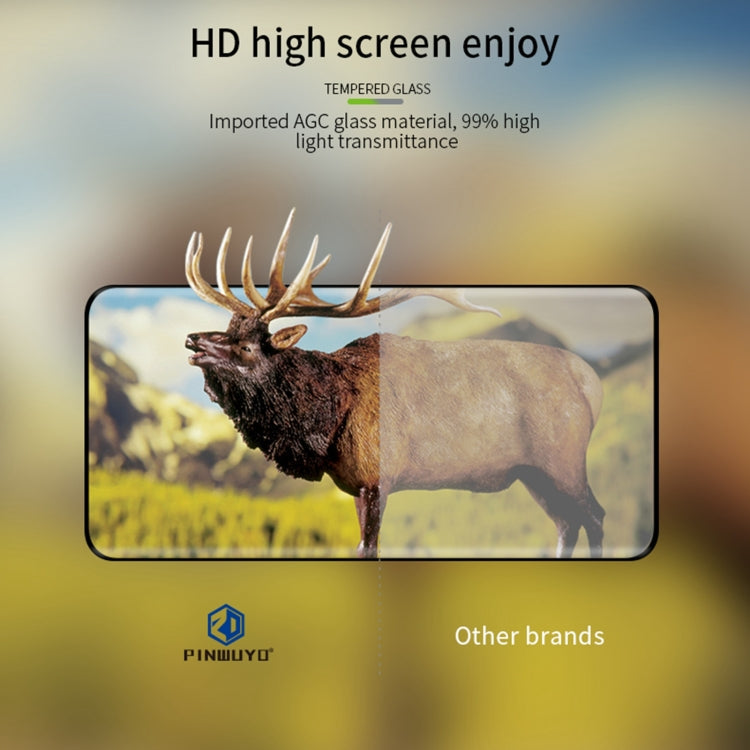 For OPPO Reno12 / 12 Pro PINWUYO 9H 3D Hot Bending Tempered Glass Film