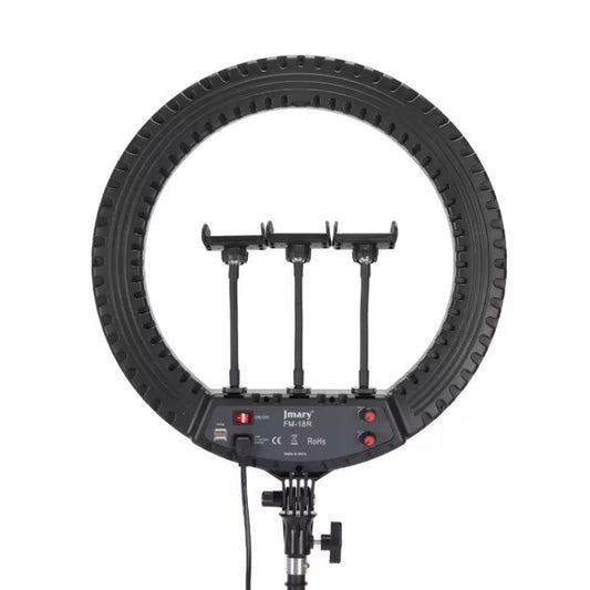 JMARY FM-18R LED Beauty Ring Light 18-inch Photography Live Streaming Fill Light(US Plug)