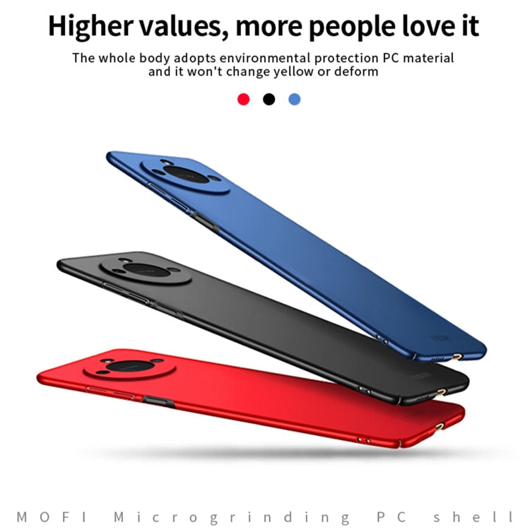 For Honor X60 MOFI Frosted PC Ultra-thin Hard Phone Case(Black)