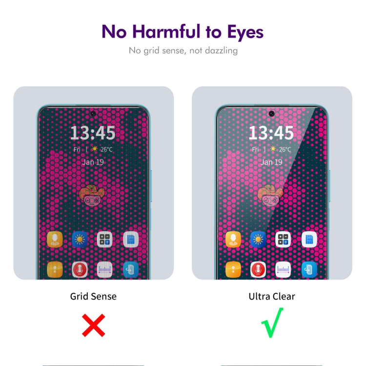 For OPPO A2 / A79 2pcs ENKAY Hat-Prince 28 Degree Anti-peeping Privacy Tempered Glass Film