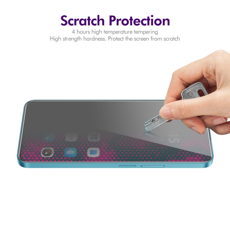 For Infinix Hot 30 4G 5pcs ENKAY Hat-Prince 28 Degree Anti-peeping Privacy Tempered Glass Film