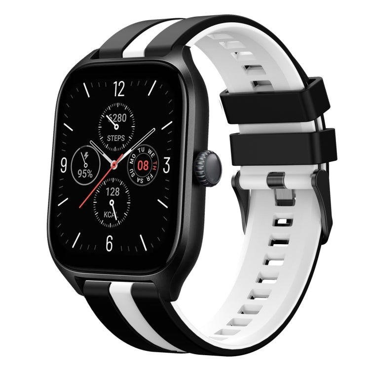 20mm Two-Color Sports Silicone Watch Band, For Amazfit GTS 4