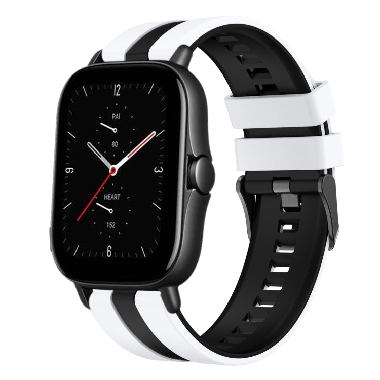 20mm Two-Color Sports Silicone Watch Band, For Amazfit GTS 2E