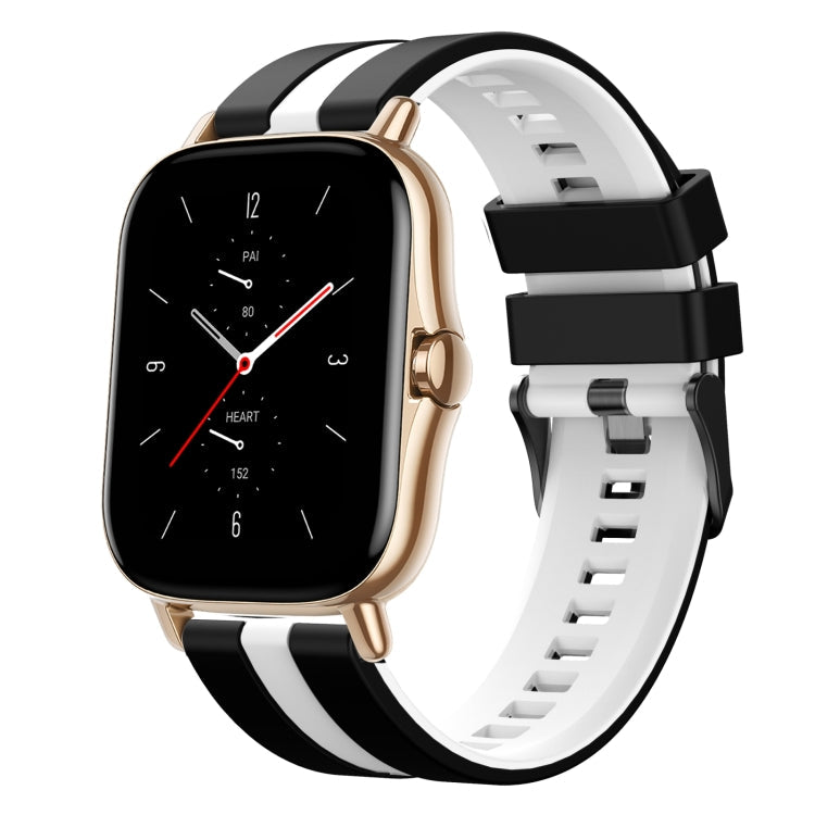 20mm Two-Color Sports Silicone Watch Band, For Amazfit GTS 2