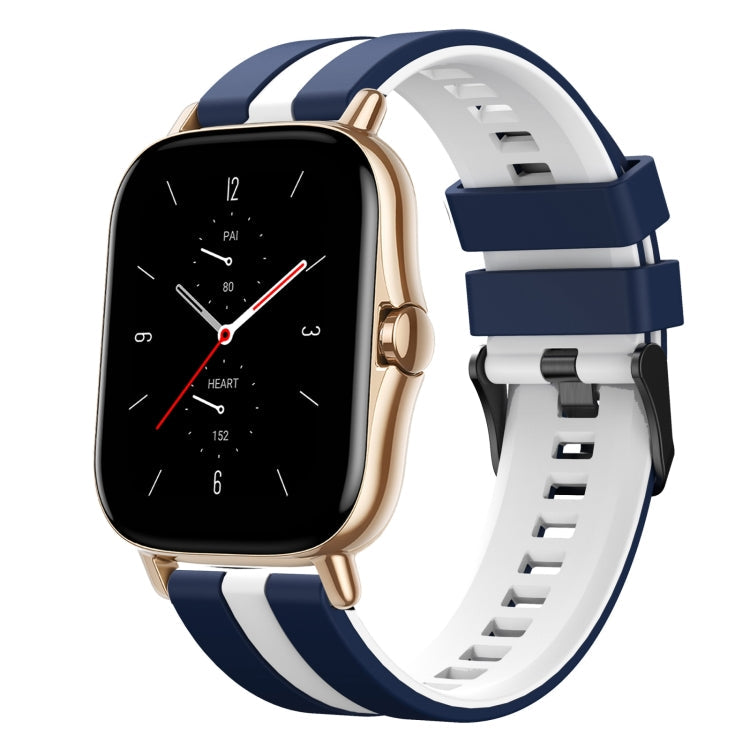20mm Two-Color Sports Silicone Watch Band, For Amazfit GTS 2