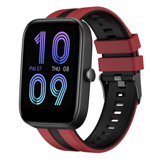 20mm Two-Color Sports Silicone Watch Band, For Amazfit Bip3 Pro