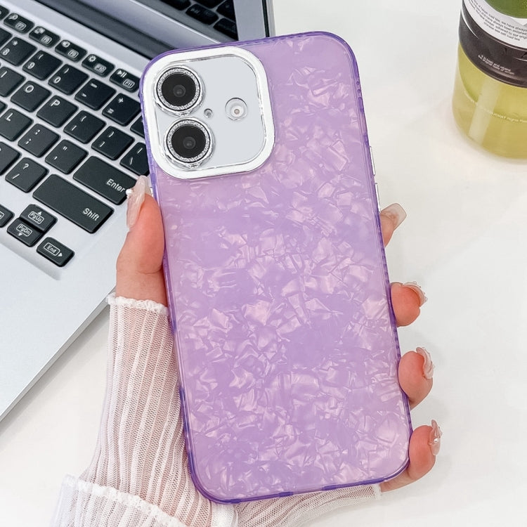 Plating Glitter Texture TPU Phone Case with Lens Film, For iPhone 13 Pro Max