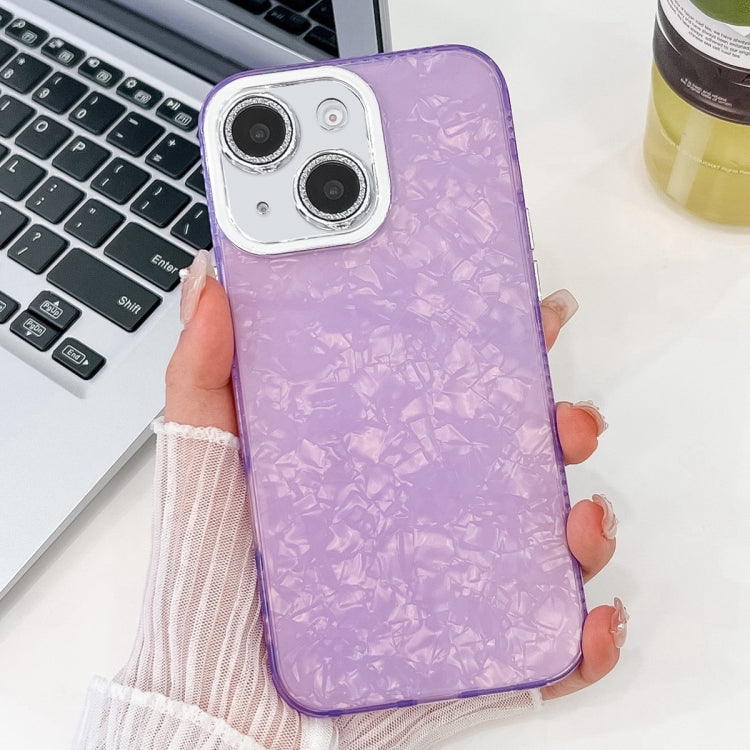 Plating Glitter Texture TPU Phone Case with Lens Film, For iPhone 16