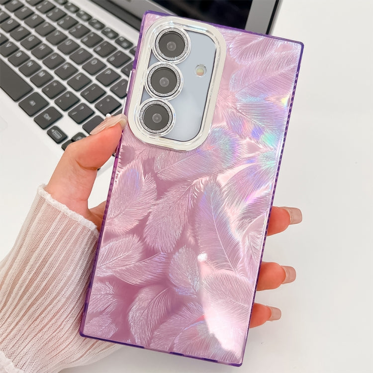 Plating Glitter Texture TPU Phone Case with Lens Film, For Samsung Galaxy A15 5G
