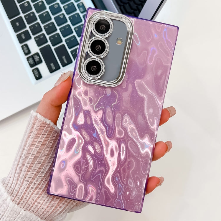 Plating Glitter Texture TPU Phone Case with Lens Film, For Samsung Galaxy A15 5G