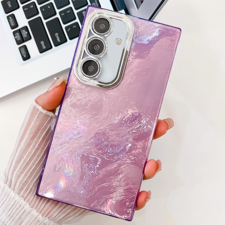 Plating Glitter Texture TPU Phone Case with Lens Film, For Samsung Galaxy A15 5G