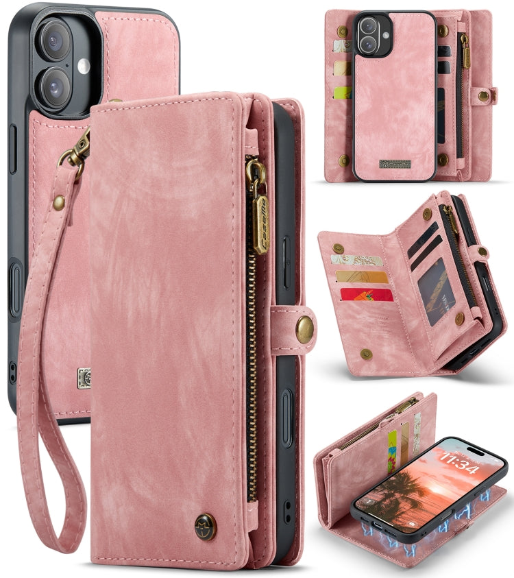 CaseMe 008 Detachable Multifunctional Leather Phone Case, For iPhone Air, For iPhone 16 Pro Max, For iPhone 16 Pro, For iPhone 16 Plus