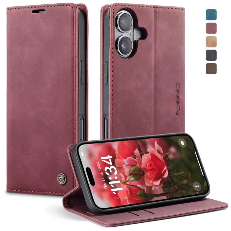 CaseMe 013 Multifunctional Horizontal Flip Leather Phone Case, For iPhone 16