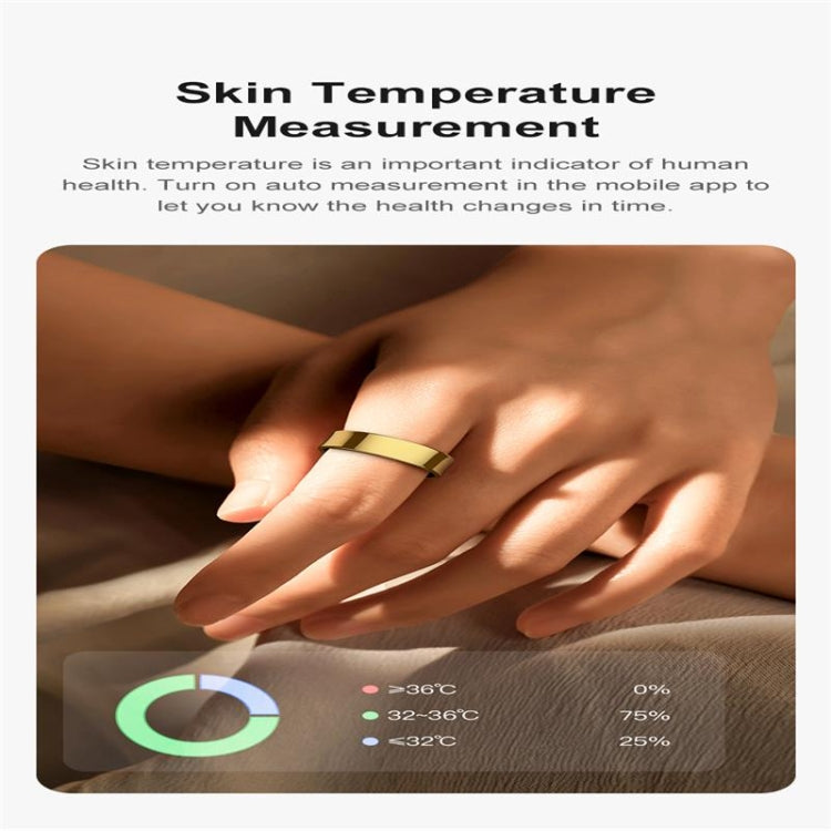 R09 SIZE 11 Smart Ring, Support Heart Rate / Blood Oxygen / Sleep Monitoring / Multiple Sports Modes