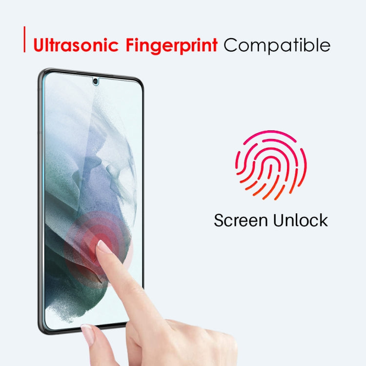 For Samsung Galaxy S21+ 5G NORTHJO A++ Screen Tempered Glass Film, Support Fingerprint Unlock