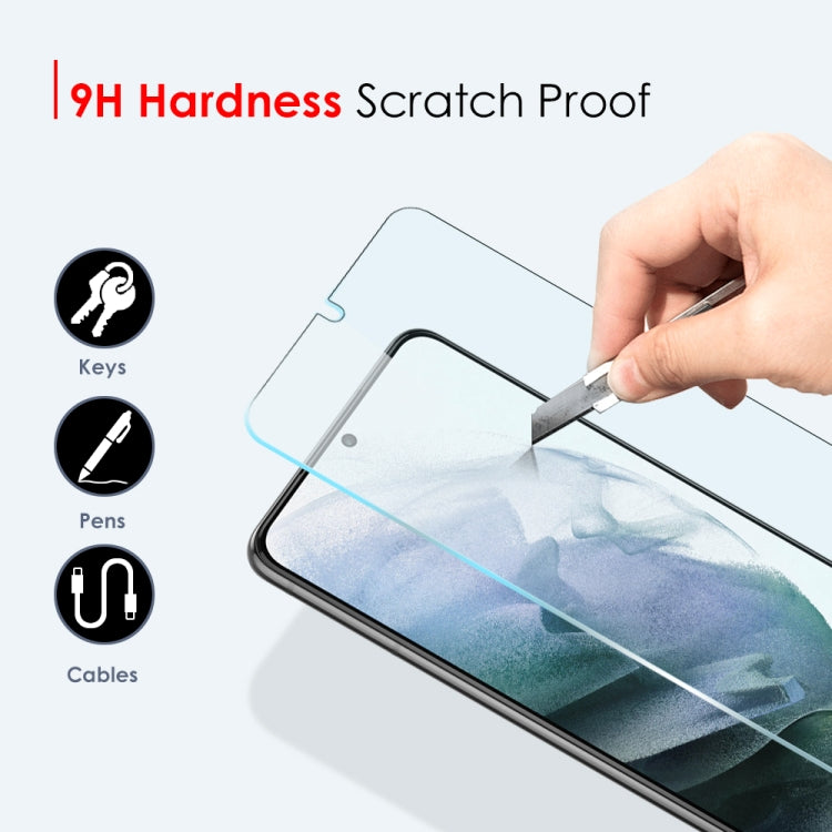 For Samsung Galaxy S21+ 5G NORTHJO A++ Screen Tempered Glass Film, Support Fingerprint Unlock