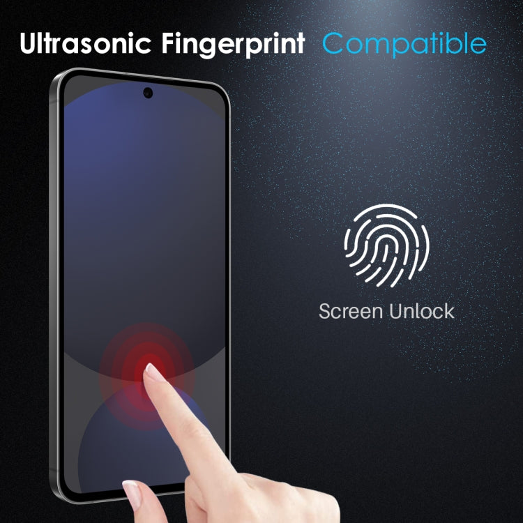 For Samsung Galaxy S25+ 5G NORTHJO A++ Screen Tempered Glass Film, Support Fingerprint Unlock
