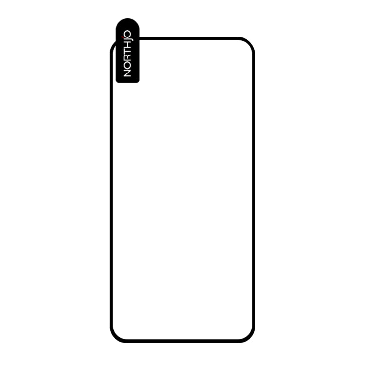 For Samsung Galaxy S21 5G NORTHJO A++ Screen Full Glue Silk Printing Tempered Glass Film, Support Fingerprint Unlock