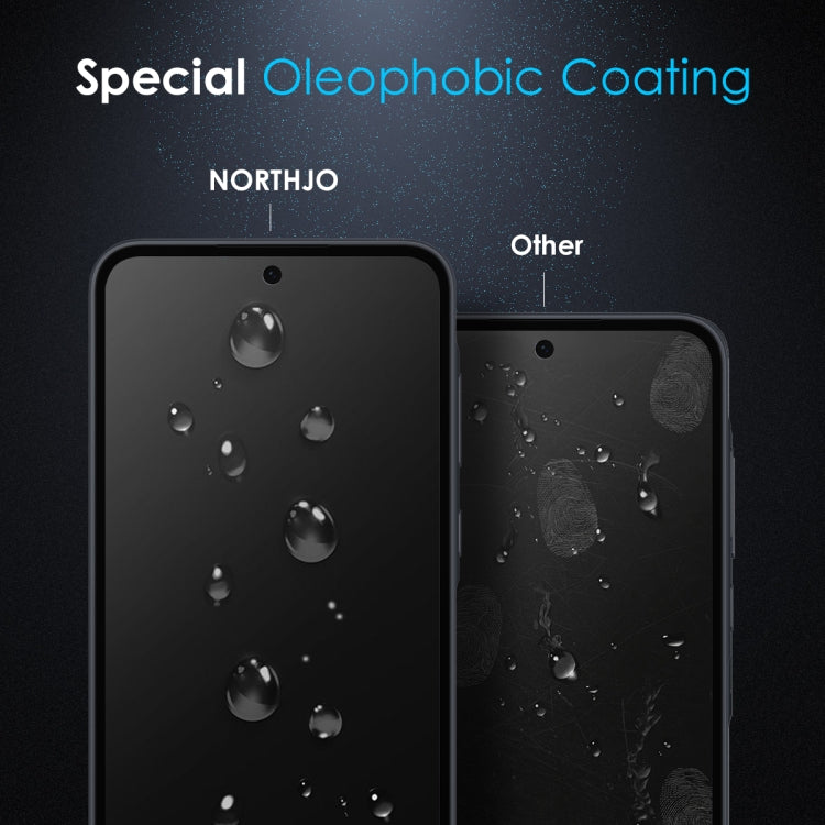 For Samsung Galaxy A36 5G NORTHJO A++ Privacy Screen Protector High Aluminium-Silicon Glass Film
