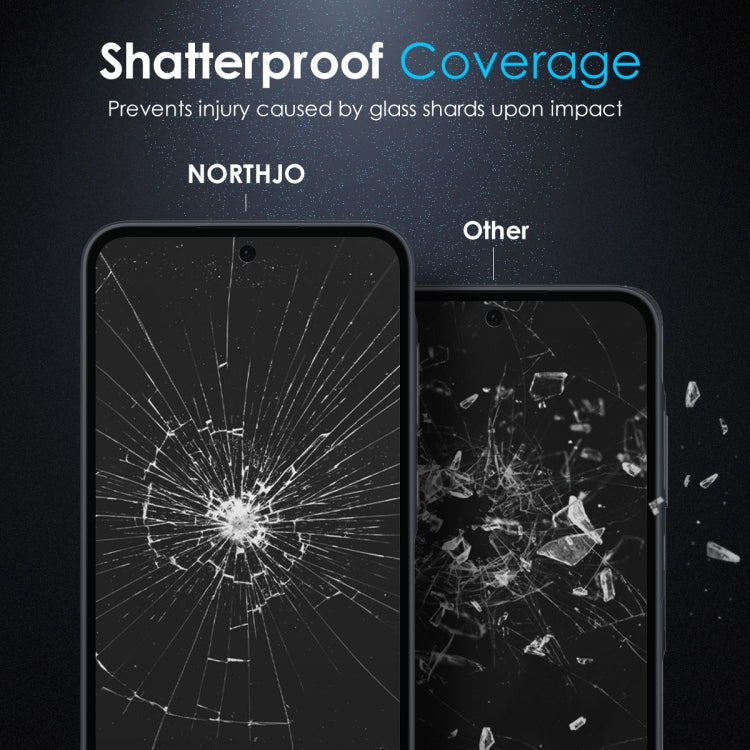 For Samsung Galaxy A36 5G NORTHJO A++ Privacy Screen Protector High Aluminium-Silicon Glass Film