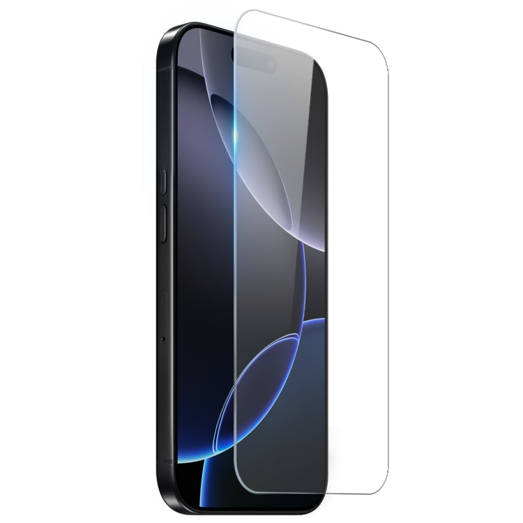 For iPhone 16 Pro Max NORTHJO 4 in 1 TPU Phone Case with Screen Film and Lens Film and Camera Control Button Cover(Clear)
