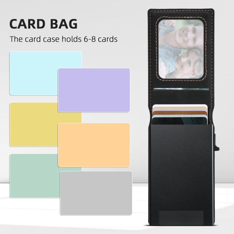 For Samsung Galaxy S24+ 5G Suteni H19 Litchi Texture 2-in-1 MagSafe Removable Card Case Back Phone Case(Black)