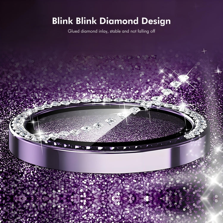 For Xiaomi Poco X6 / Redmi Note 13 Pro 5G ENKAY AR Anti-reflection Individual Diamond Ring Camera Lens Glass Full Film(Deep Green)