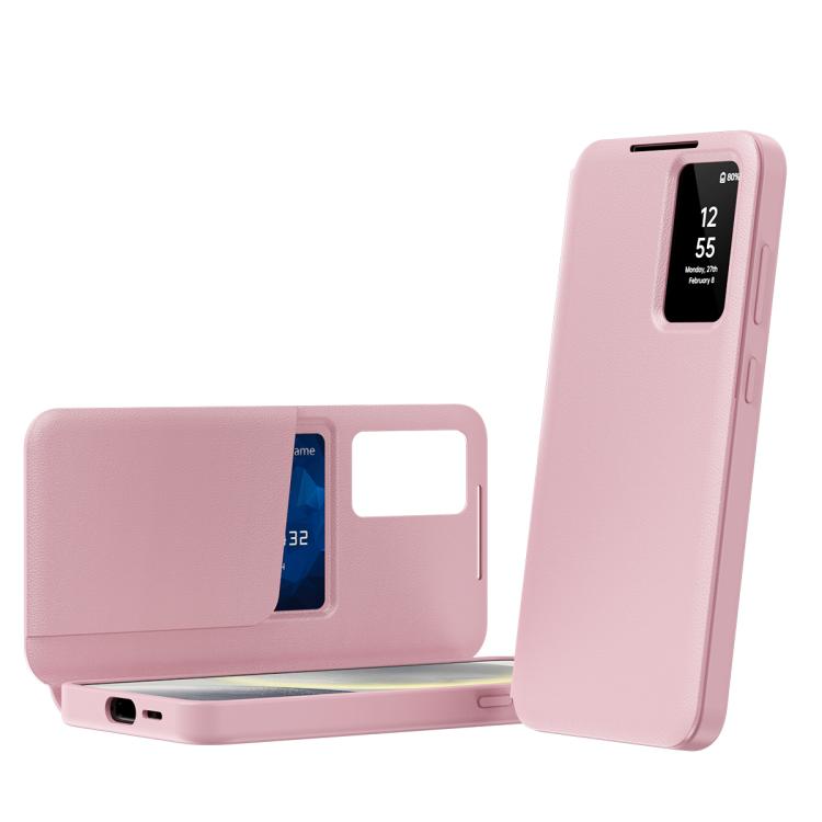 Samsung Galaxy S24 Ultra / S24+ / S24 / S23 FE Smart View Leather Case with Card Slot