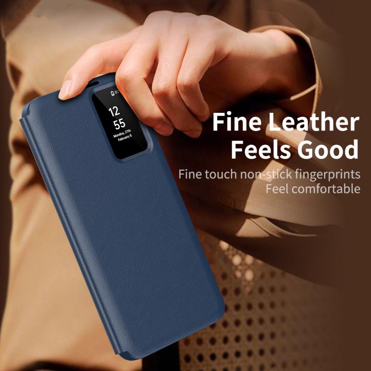 Samsung Galaxy S24 Ultra / S24+ / S24 / S23 FE Smart View Leather Case with Card Slot