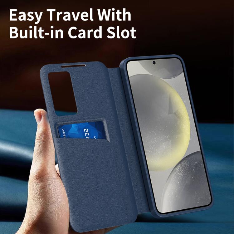 Smart View Window Leather Phone Case with Card Slot, For Samsung Galaxy Z Fold5 5G, For Samsung Galaxy S23 Ultra 5G, For Samsung Galaxy S23+ 5G, For Samsung Galaxy S23 5G
