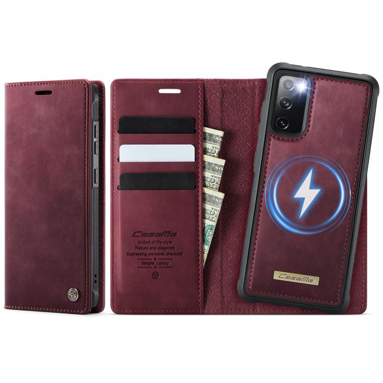CaseMe C49 Magnetic RFID Blocking Detachable Wallet Leather Phone Case, For Samsung Galaxy S23+ 5G, For Samsung Galaxy S23 5G, For Samsung Galaxy S20 FE, For Samsung Galaxy A53 5G