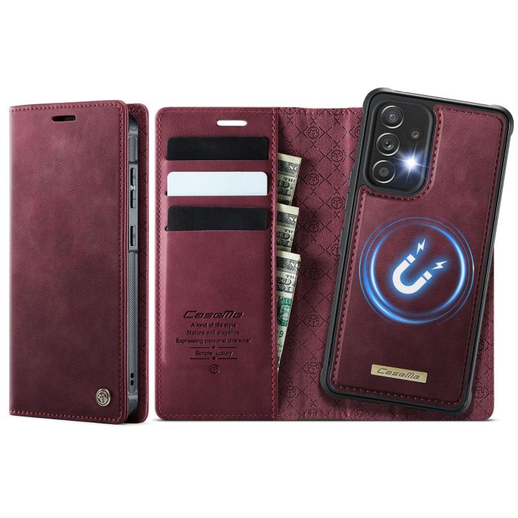CaseMe C49 Magnetic RFID Blocking Detachable Wallet Leather Phone Case, For Samsung Galaxy S23+ 5G, For Samsung Galaxy S23 5G, For Samsung Galaxy S20 FE, For Samsung Galaxy A53 5G