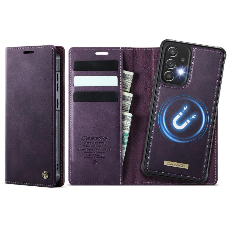 CaseMe C49 Magnetic RFID Blocking Detachable Wallet Leather Phone Case, For Samsung Galaxy S23+ 5G, For Samsung Galaxy S23 5G, For Samsung Galaxy S20 FE, For Samsung Galaxy A53 5G